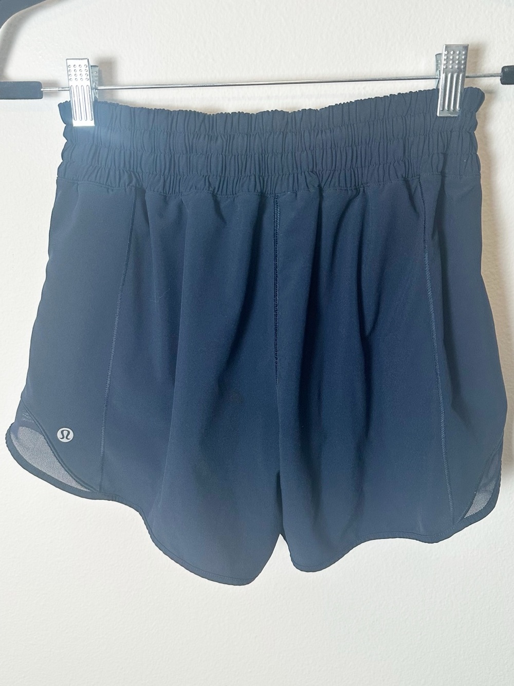 Lululemon Hotty Hot Running Short 4" High Rise Long True Navy Blue 6 Tall - Picture 6 of 11